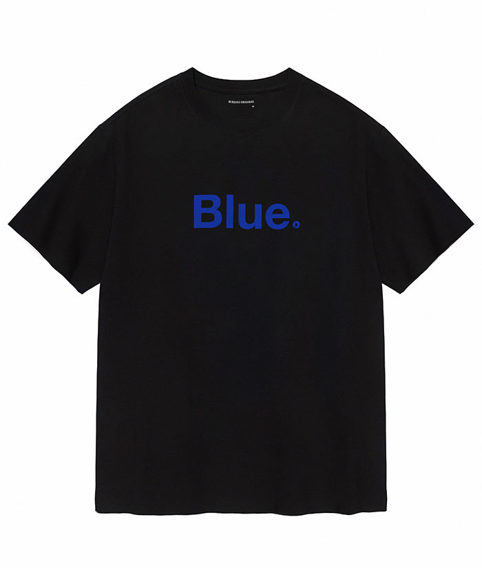 레이쿠 BLUE 블랙티셔츠